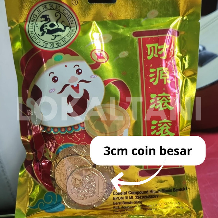 

Coklat Koin Emas Yen Bao / Coklat Koin Emas Imlek Yen Bao