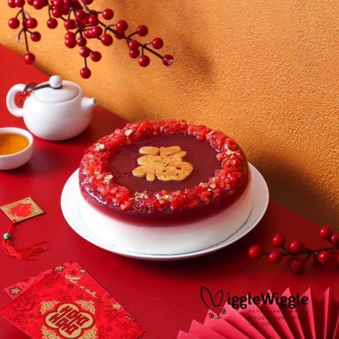 

Strawberry Fresh Pudding Vanila Hampers Dessert Cny Imlek