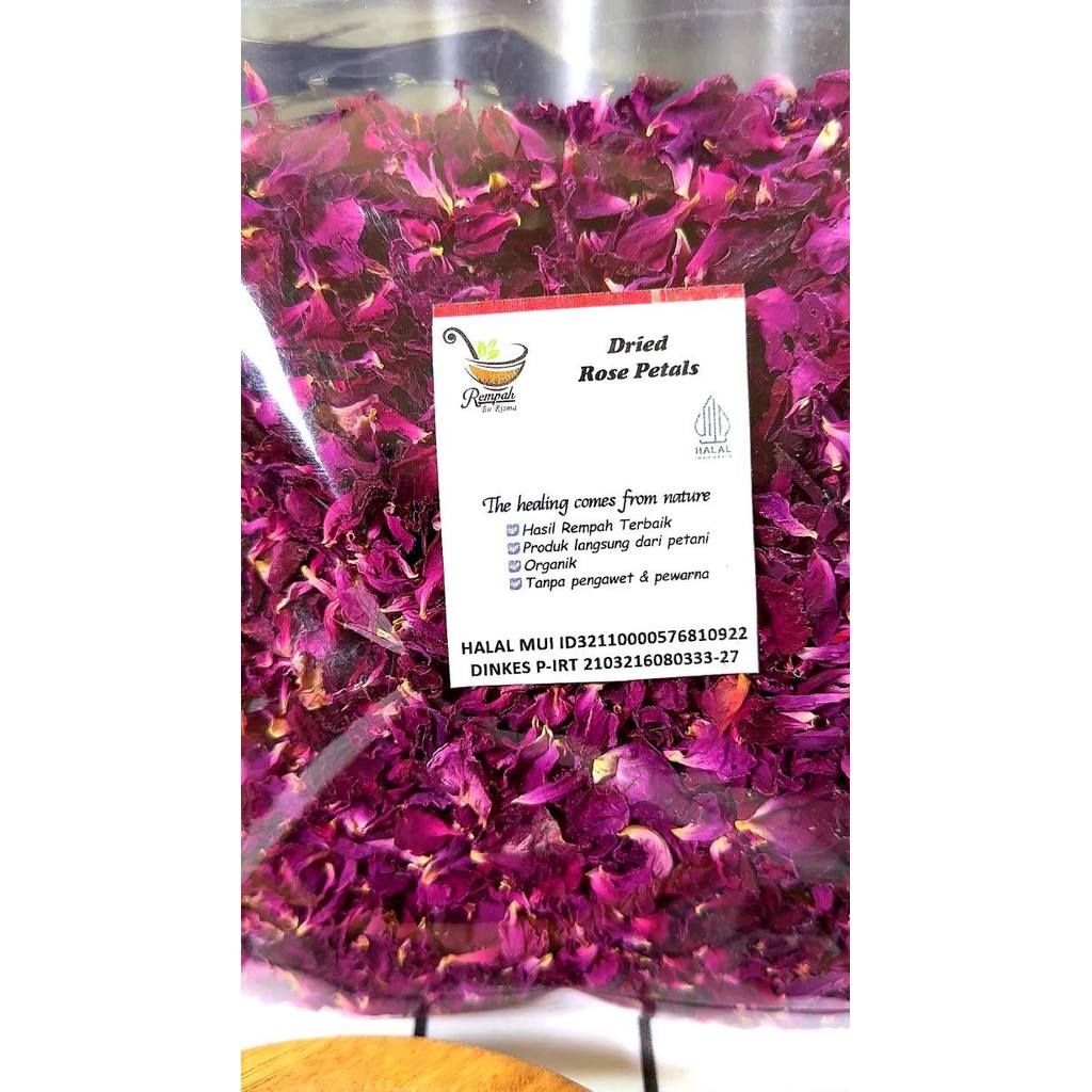

Dried Rose Petal Bunga Mawar Kering 1 Kg