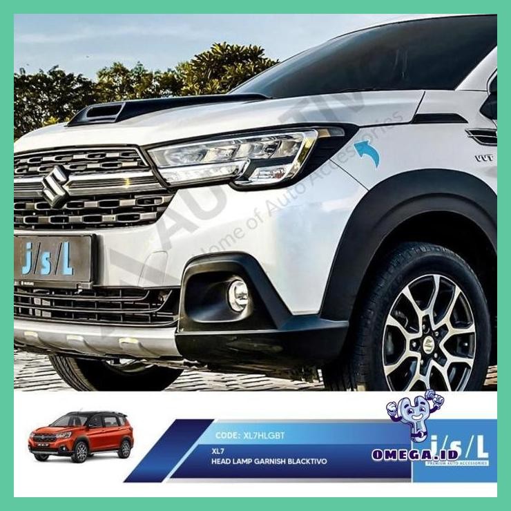 SUZUKI XL7 GARNIS DEPAN HITAM DOFF JSL HEAD LAMP GARNISH BLACKTIVO