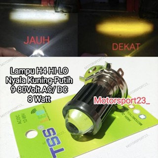 LAMPU H4 DEPAN LAMPU UTAMA H4 TSS RACING MOTOR VIXION VERZA OLD CB150R KLX/LAMPU LED H4 LASER VERZA 