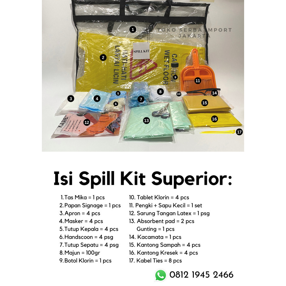 SPILL KIT / APD RUMAH SAKIT - SET SUPERIOR