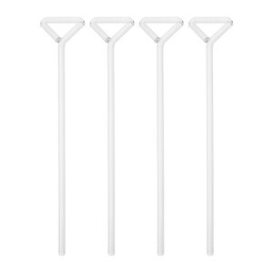 LabTestKit 4pcs Cell Spreader Glass Cell Spreading Sticks L-shaped Coating Rod Glass Cell Spreader L