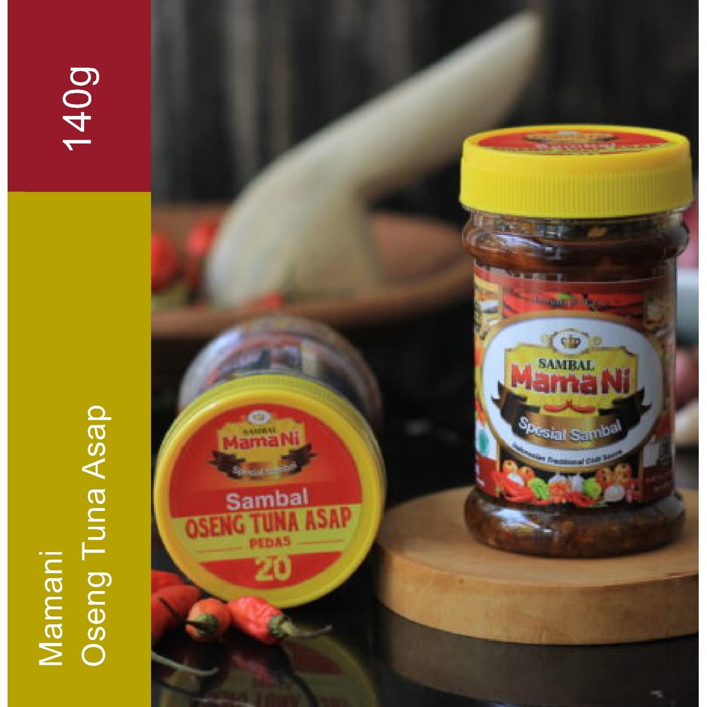 

Sambal Oseng Tuna Asap Pedas by Sambal Mama Ni 140g Mamani Sambel Oseng Tuna Asap 140 gram