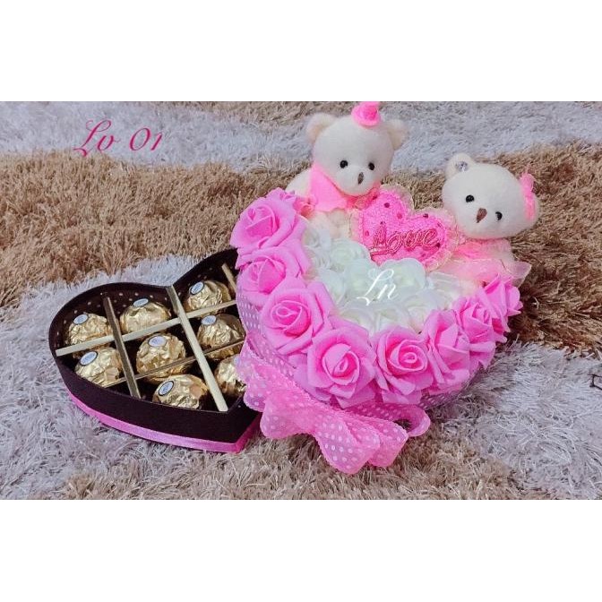 

Bunga Valentine Box Coklat