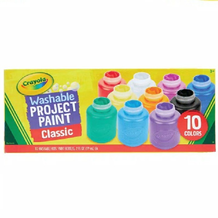 

TERBARU Crayola Washable Kids Paint - 10 Color