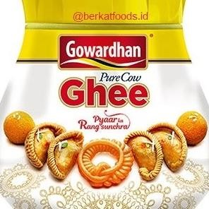 

Pure Cow Ghee Gowardhan Nya An Murni India Clarified Butter