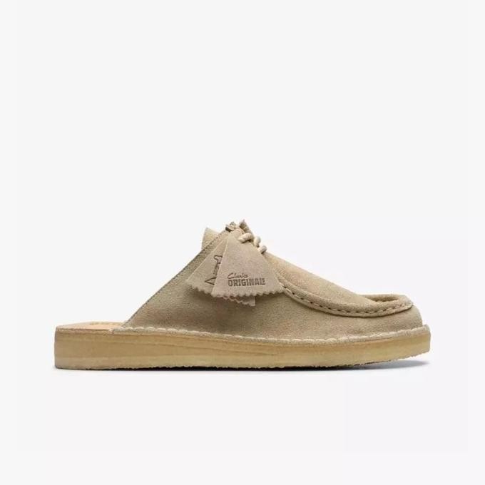 Clarks Dsrtnomad Mule Men'S Sepatu Sandal Slip On Pria Kenzostore9