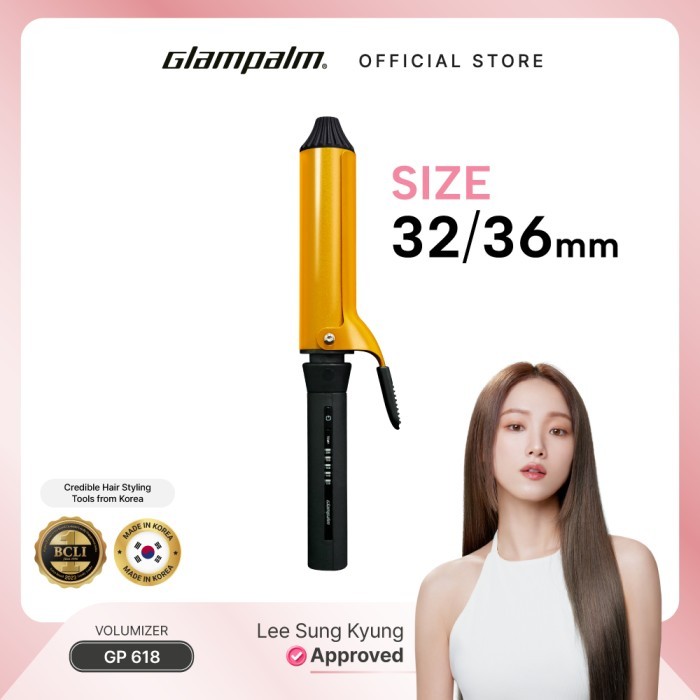 Glampalm Catokan Pengeriting Rambut / Curling Iron Gp618Am
