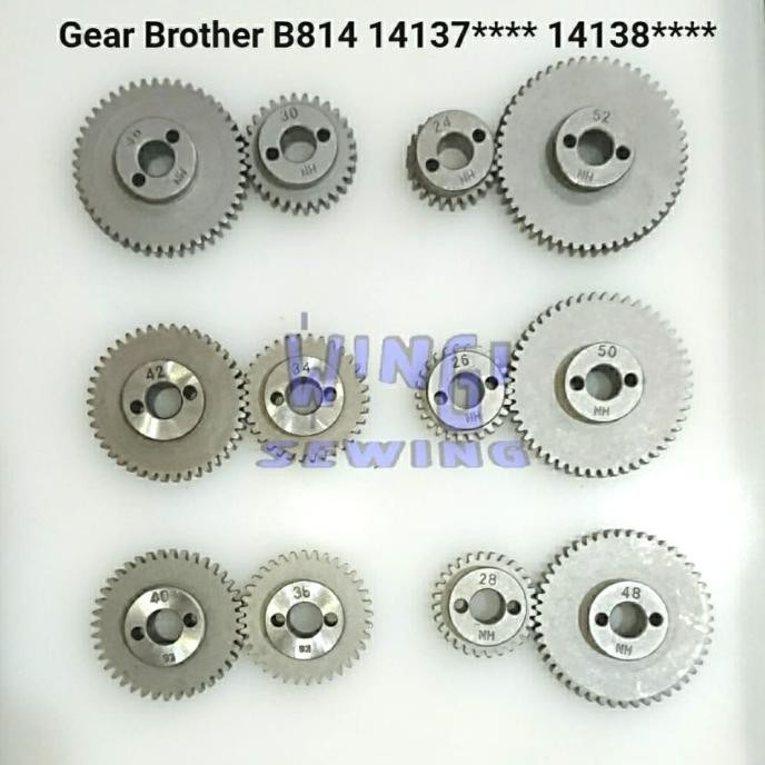 

GIGI GEAR PENGATUR KASAR HALUS MESIN LUBANG KANCING BROTHER 814