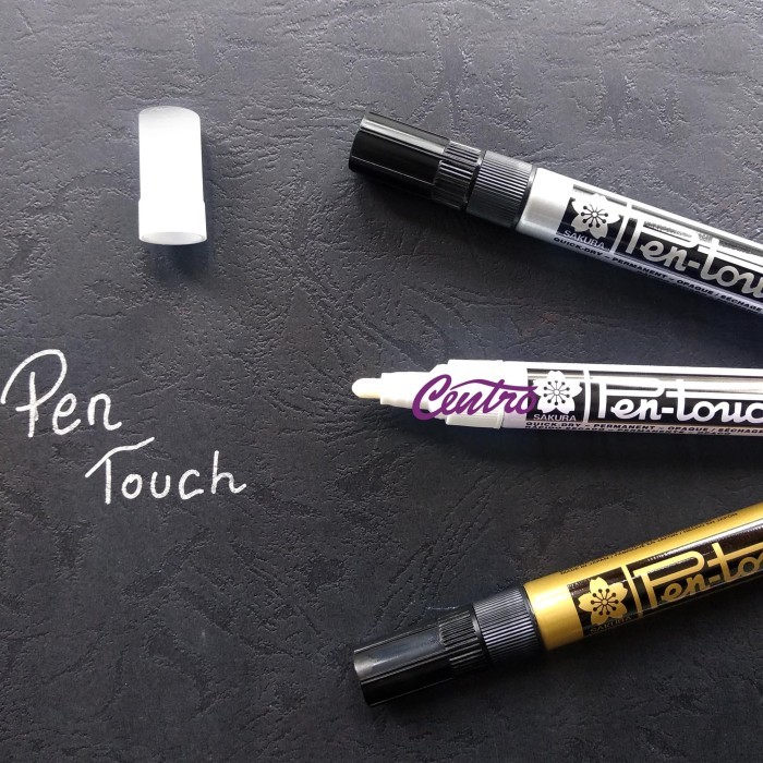 

DISKON Sakura Pen Touch Paint Marker Medium Point Set 3 colour Mettalic