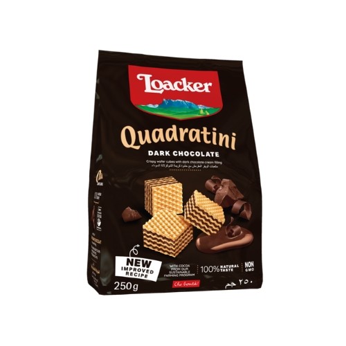 

Loacker Quadratini Dark Chocolate 250Gr