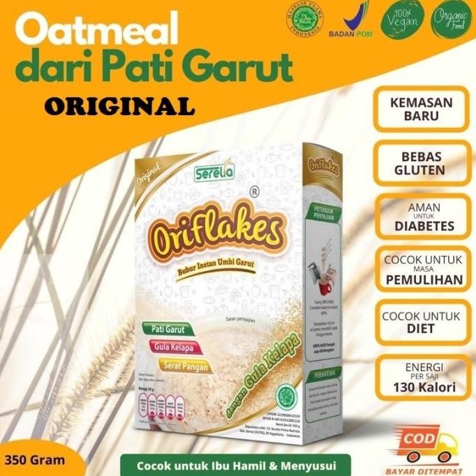 

Terlaris Oriflakes Sereal Umbi Pati Garut Asam Lambung Oatmeal Snack Cemilan Makanan Diet Diabetes Maag Gerd Rendah Kalori Bpom Ready Stok