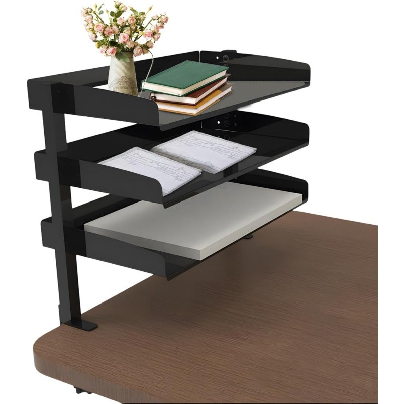 

BEBAS ONGKIR - Triple W Rak Meja Storage Desk Extension Tray Desktop Organizer Ambalan Premium
