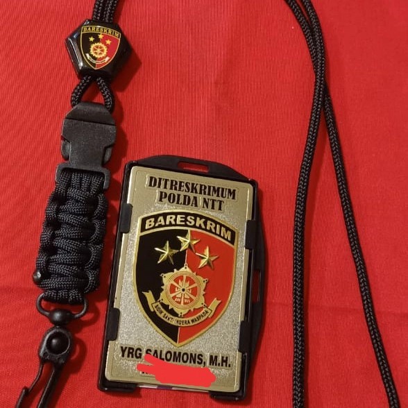 

BEBAS ONGKIR - lencana/id card penyidik/penyidik pembantu reskrim