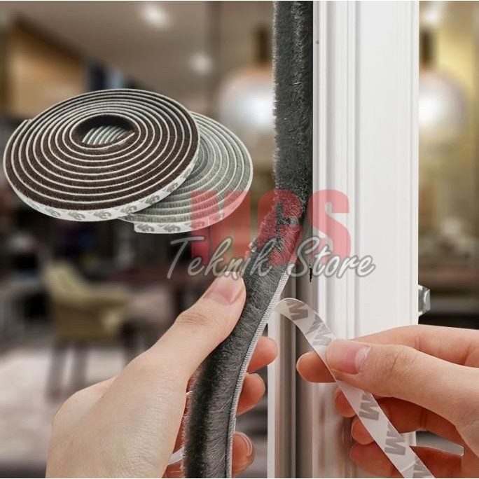 PEREDAM PINTU DAN JENDELA/LIS STRIP BULU PEREDAM SUARA PINTU / JENDELA BARU
