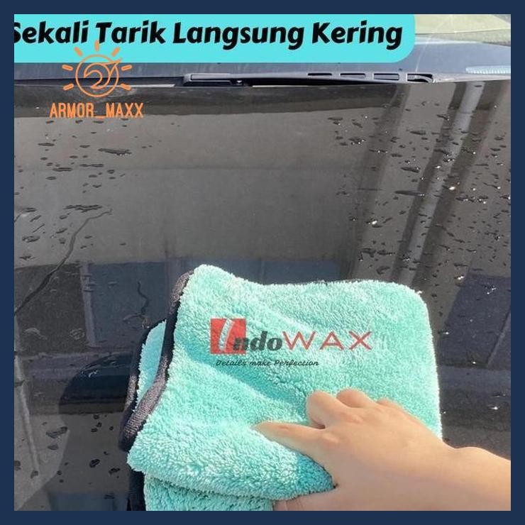 Lap Microfiber Pengering Mobil Kain Microfiber Tebal 1200 Gsm Drying Towel