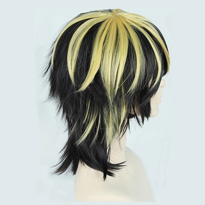 Murah Anime Hanemiya Kazutora Cosplay Wig Tokyo Revengers Tenjiku Non COD