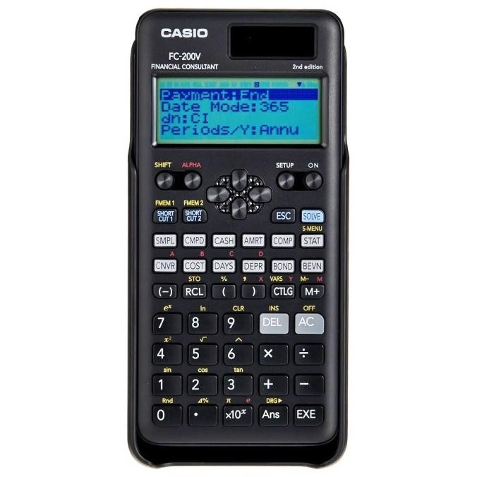 

KALKULATOR FINANSIAL KEUANGAN CASIO FC-200V FINANCIAL CALCULATOR 200 V