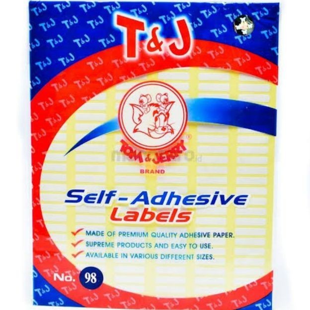 

Label Tom & Jerry No. 98 Per Pack Isi 10 Lembar
