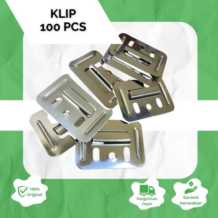 

Klip Wpc 100 Pcs/ Klip Wallboard 100Pcs/ Clip