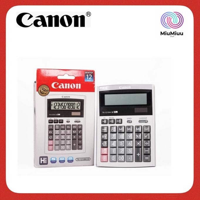 

KALKULATOR CANON 12 DIGIT TX-1210HI III CALCULATOR