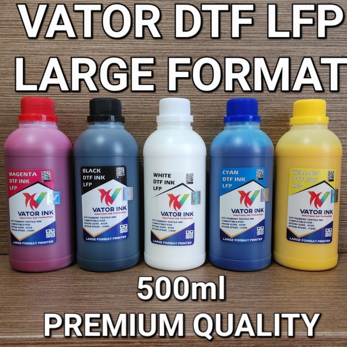 

Tinta Dtf Vator Dtf Lfp Large Format Printer 500Ml Hasil Warna Pekat