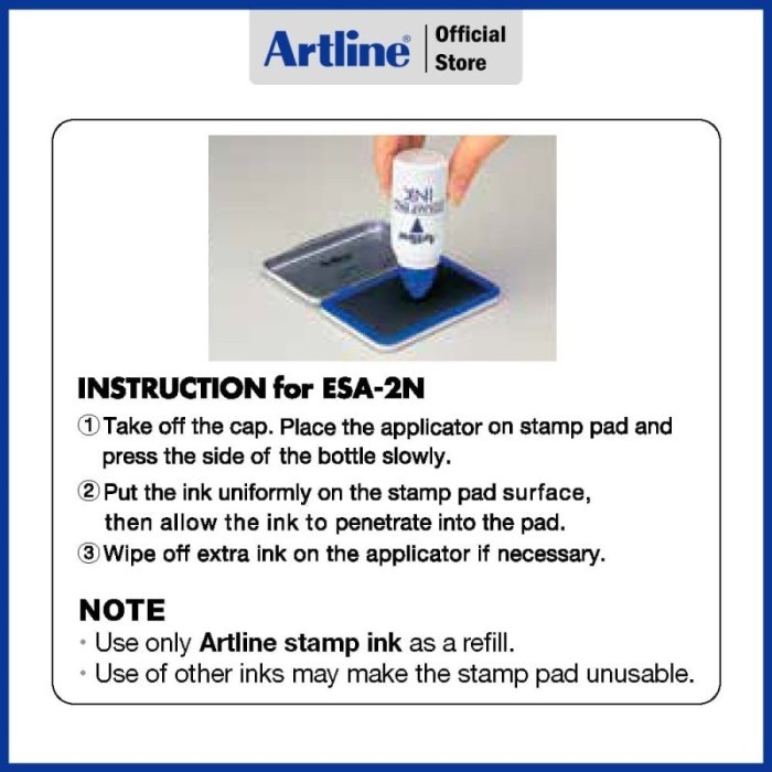 

Tinta Artline Stamp Pad Ink 50Ml Esa-2N