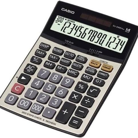 

KALKULATOR DESKTOP CASIO DJ-240 D - CHECK & CORRECT CALCULATOR DJ-240D
