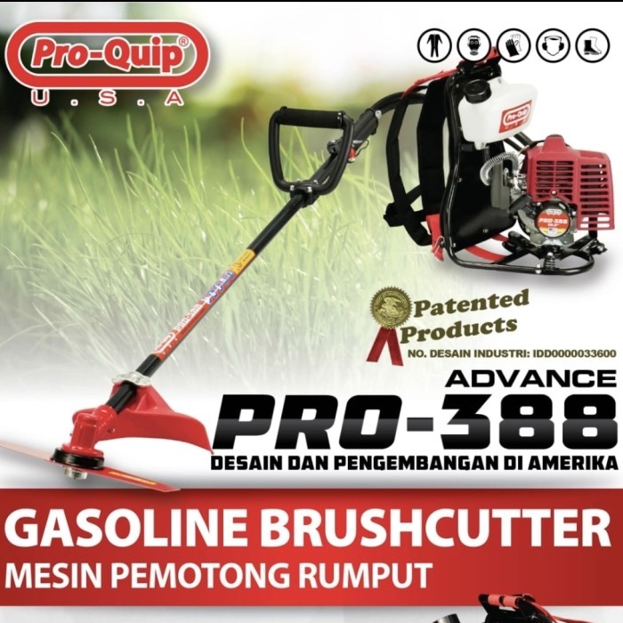 Mesin Potong Rumput PROQUIP PRO 388 - Mesin Babat Rumput 2 Tak PRO388