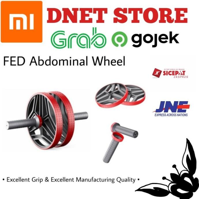 FED ABDOMINAL WHELL ABS ROLLER - Alat Gym Fitnes Roller