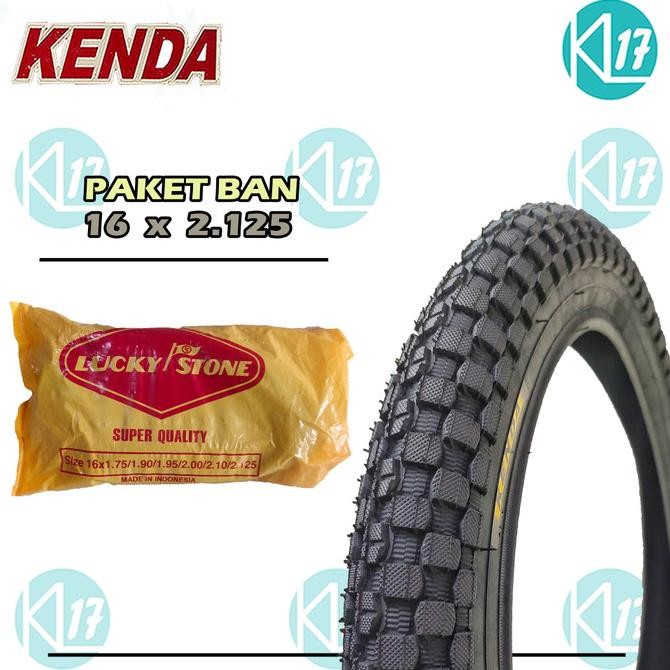 PAKET HEMAT Ban Sepeda 16 x 2.125 Ban Luar Dalam Sepeda 16 x 2.125 JS