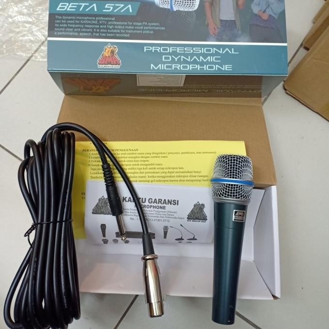Grosir Mic Kabel Microphone Bma Beta57A Beta 57A Original Mik