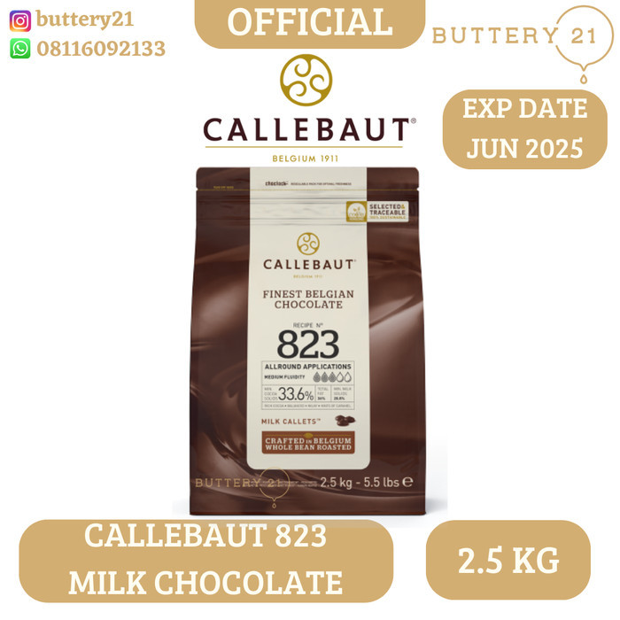 

Callebaut Milk Callets 823