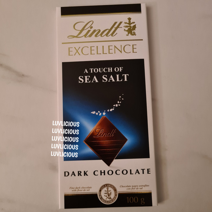 

LINDT EXCELLENCE SEA SALT DARK CHOCOLATE COKELAT COKLAT
