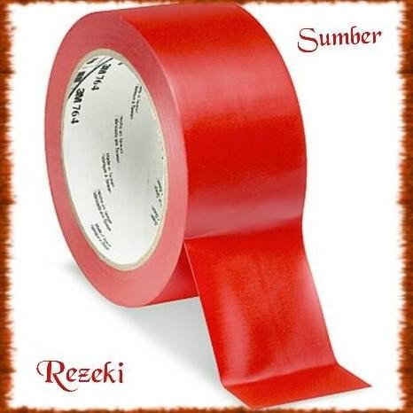 

3M FLOOR MARKING TAPE 764 RED 2" IN X 33M LAKBAN LANTAI 764 ASLI