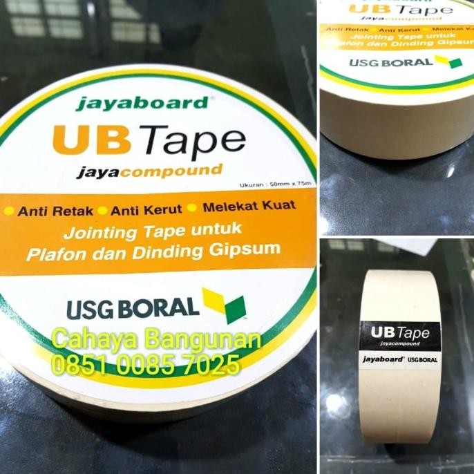 JAYABOARD UBTAPE JOINTING PAPER UB TAPE LAKBAN KASSA KOMPON GIPSUM ASLI