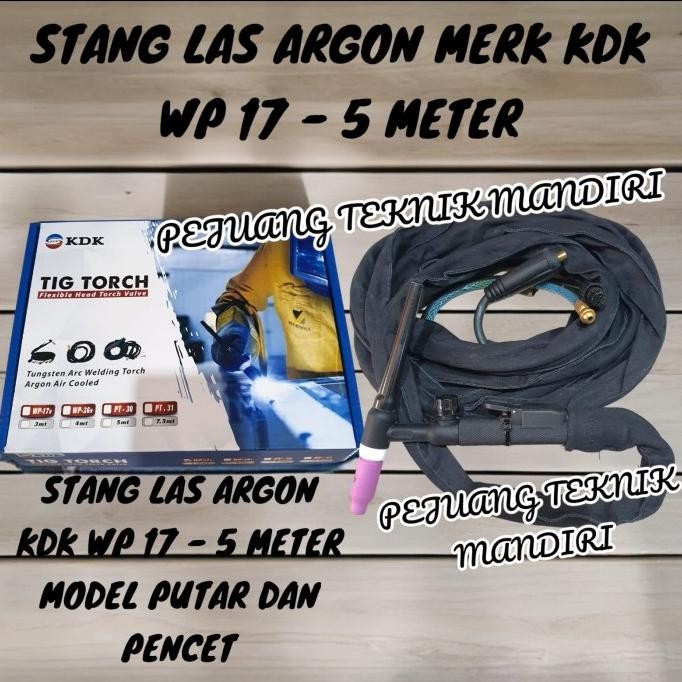 Tersedia Stang Las Argon Wp 17 / Tig Torch Stang Las Argon Wp17 / Stang Argon Tig Wp17 Putar Pencet