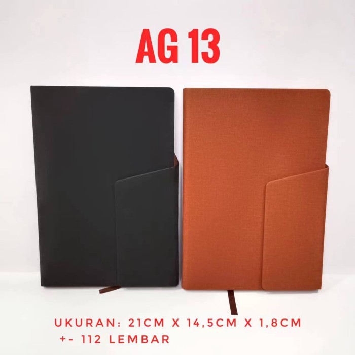 

PROMO Ag13 agenda kulit a5, block note a5, note book a5 , agenda polos