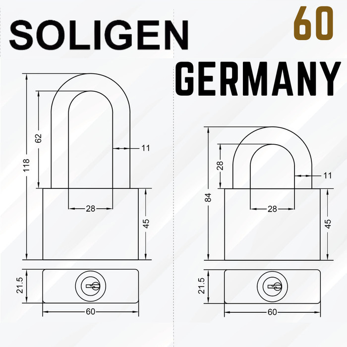 Soligen Gembok Full Kuningan Gembok Soligen Full Brass Germany