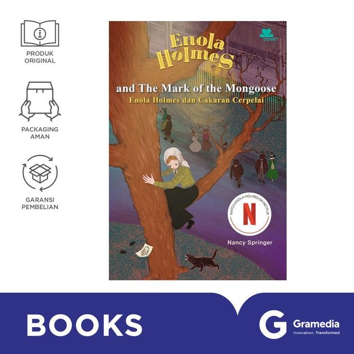 

New Gramedia Buku Enola Holmes dan Cakaran Cerpelai