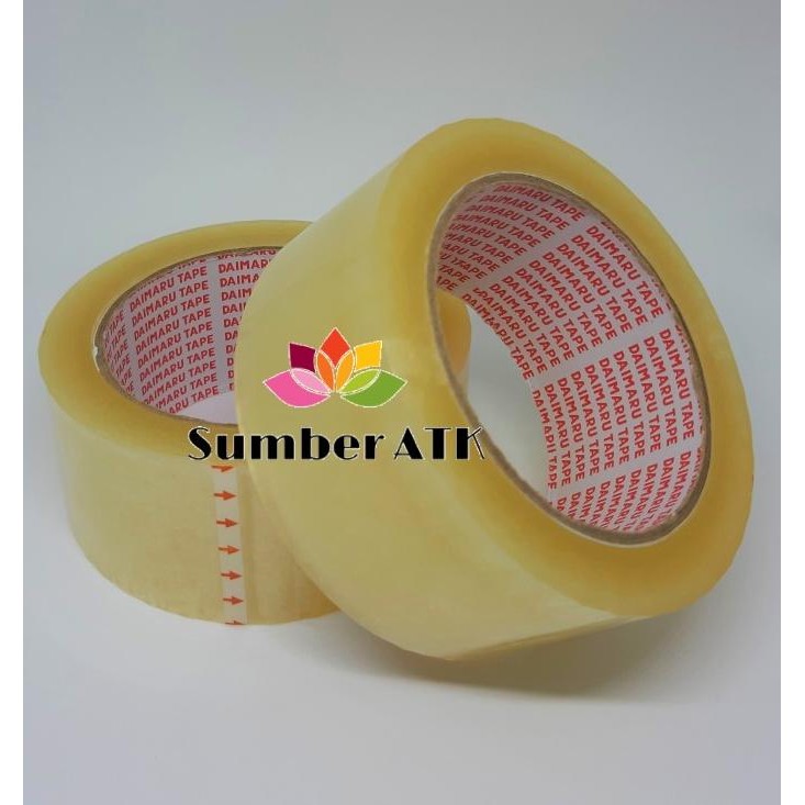 

LAKBAN DAIMARU 2INCH (48 MM X 90 YARD) 1 DUS KHUSUS GOSEND/GRABEXPRES ASLI