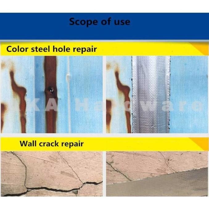 

LAKBAN ALUMINIUM FOIL BUTYL WATERPROOF ADHESIVE 5M ASLI