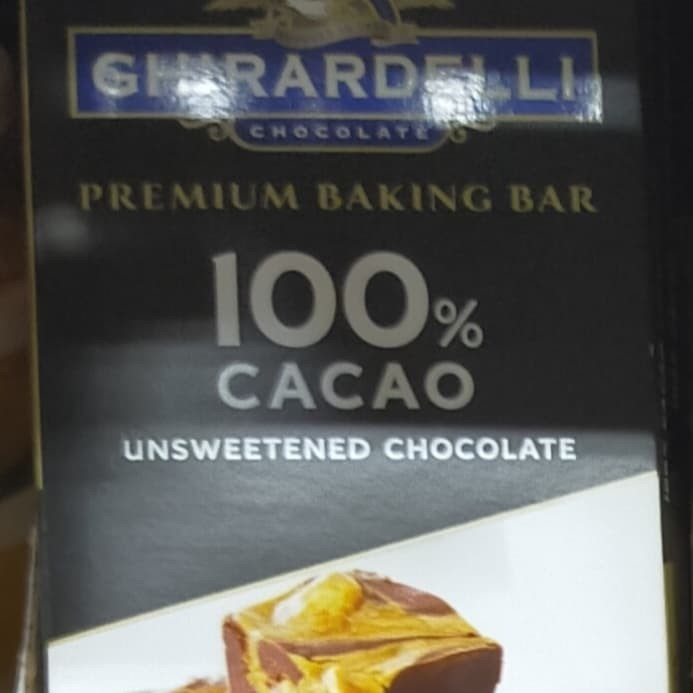 

Ghirardelli cacao unsweetened chocolate 113gr