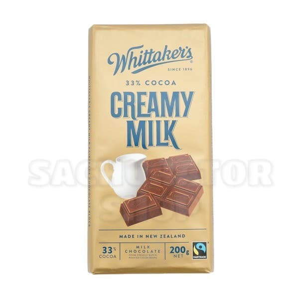 

Whitakers Whitaker's Whittakers Whittaker's 33% Cocoa Creamy Milk