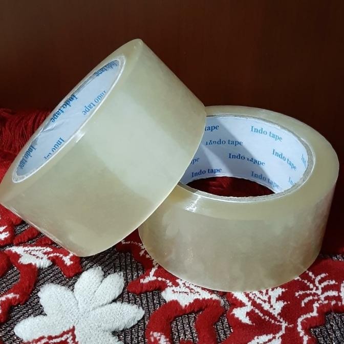 

LAKBAN BENING/COKLAT 45MM X 90YARD INDO TAPE ISI 72 ROLL ASLI