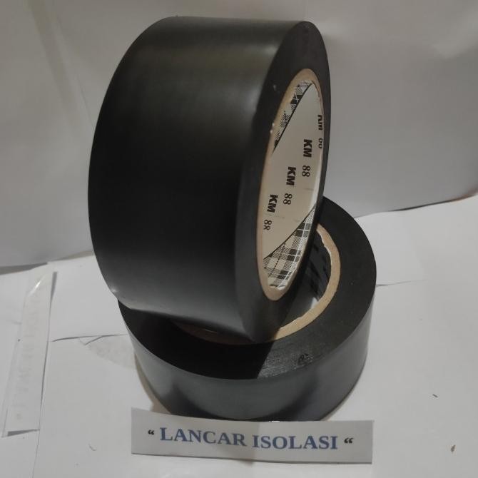 

LAKBAN LANTAI HITAM - FLOOR MARKING TAPE -ISOLASI LAKBAN VINYL 2IN ASLI