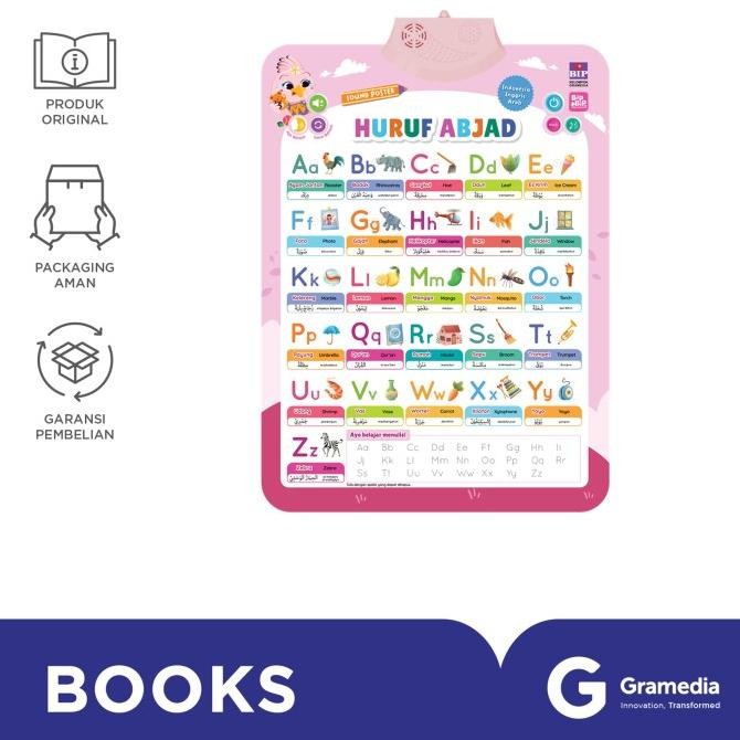 

New Gramedia SOUND POSTER BIP BIP: HURUF ABJAD