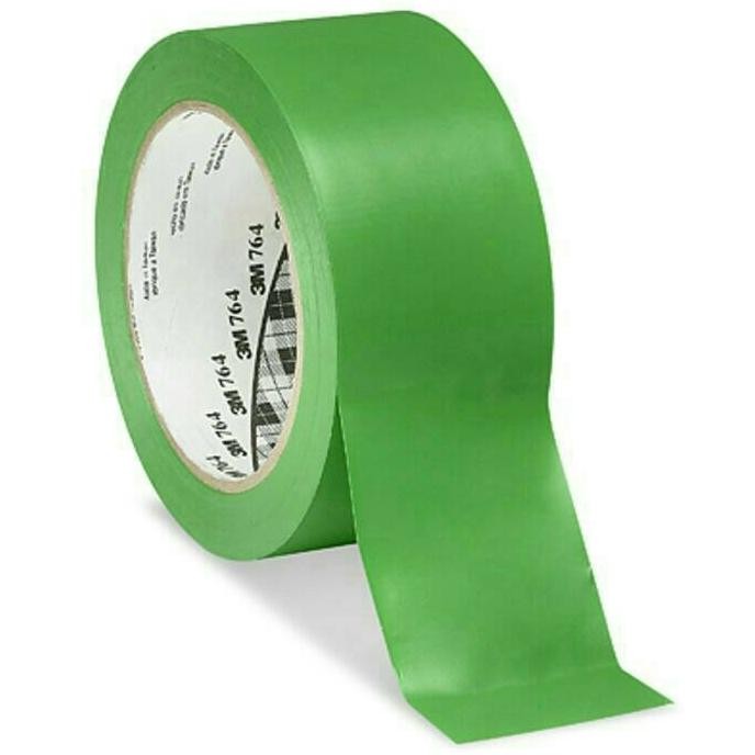 

3M 764 GREEN LAKBAN LANTAI 2"IN X 33M FLOOR MARKING TAPE 764 ASLI