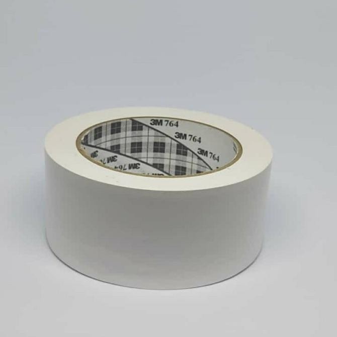 

3M MARKING TAPE 764 WHITE SIZE 3IN X 33 MTR/ LAKBAN LANTAI ASLI